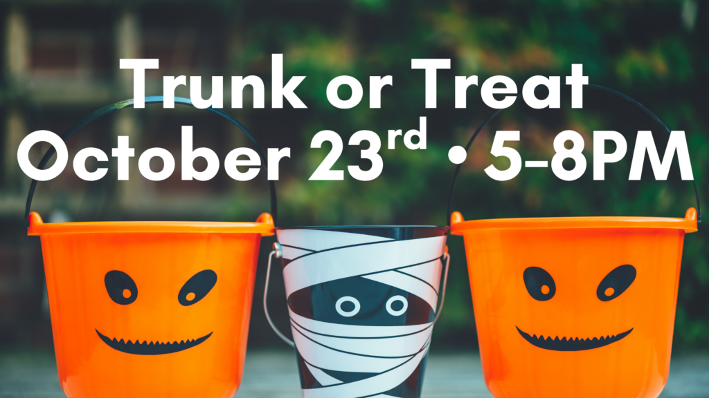 trunk or treat on october 23rd